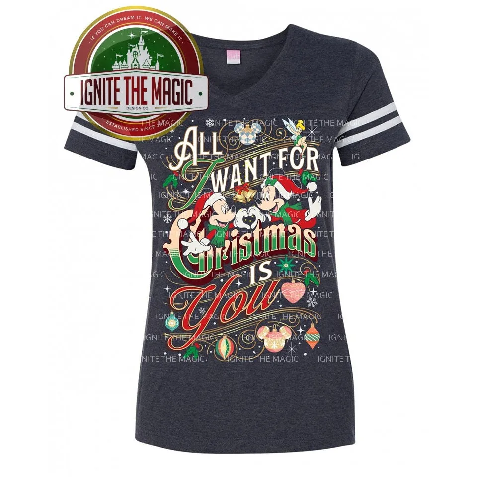 All I Want for Christmas is You - Women's Tees