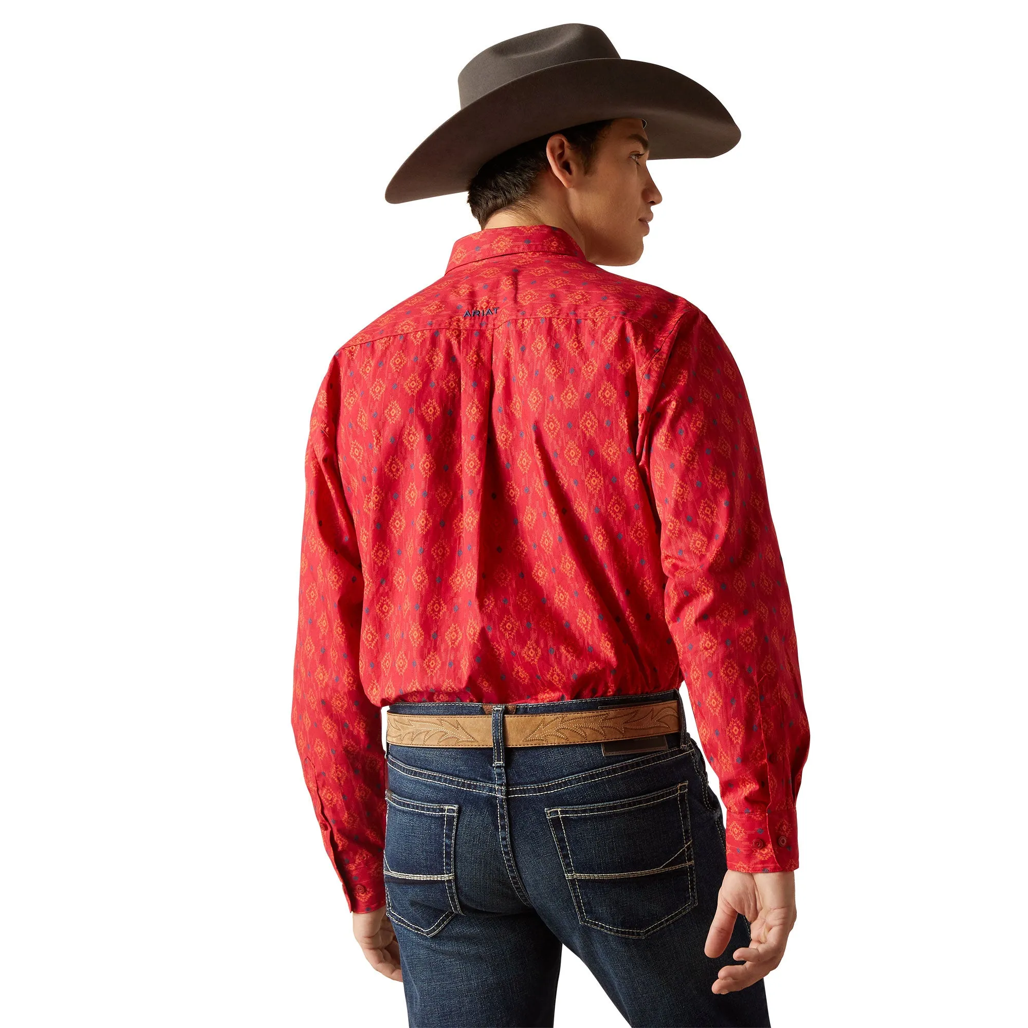 Ariat Men's Red Shirt Parsons Classic Fit