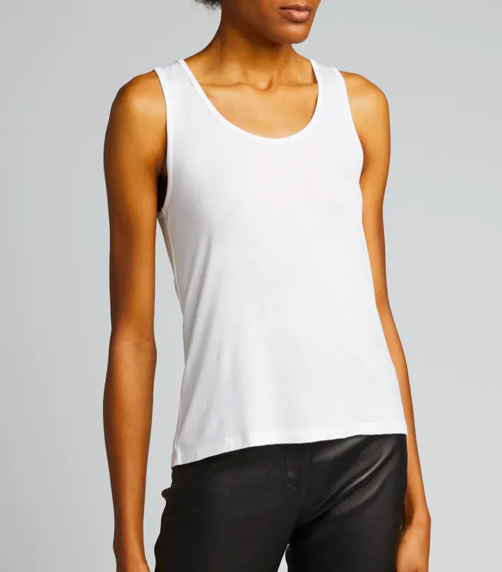 Back Pleat Tank Soft Touch - More Colors Available