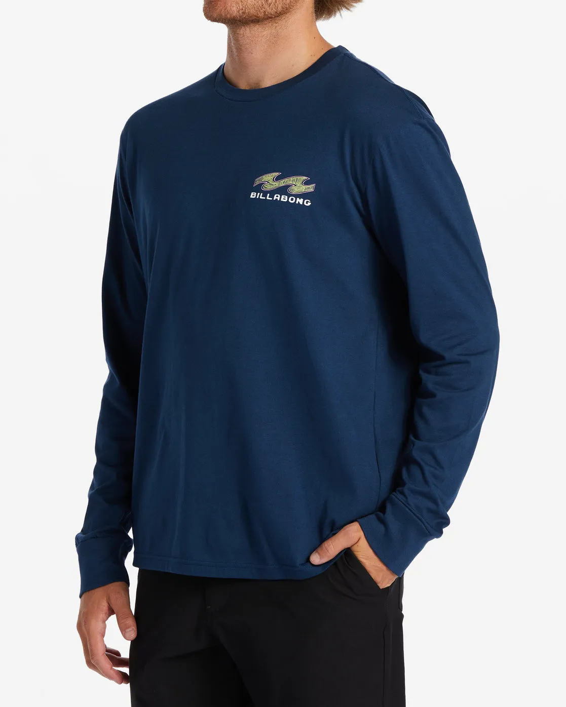 Billabong Fragment L/S Tee-Dark Blue