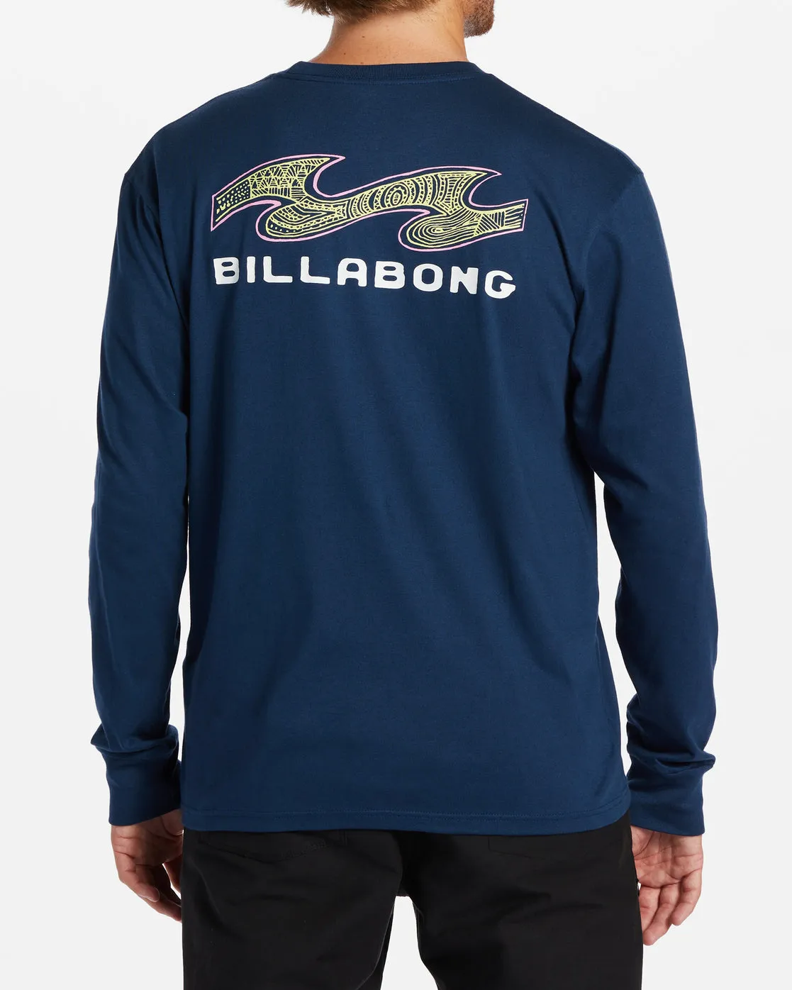 Billabong Fragment L/S Tee-Dark Blue