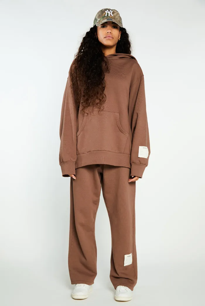 Brown Oversized Hoodie