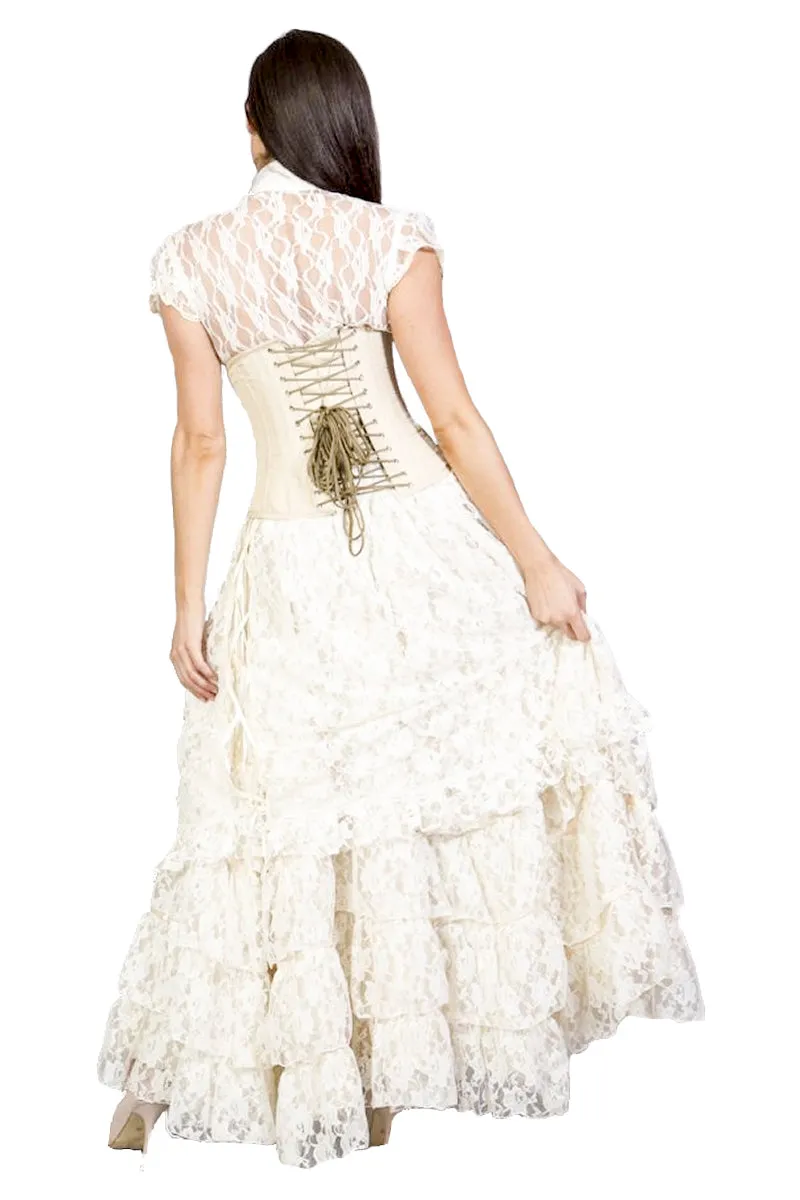 Burleska Victorian Skirt Cream