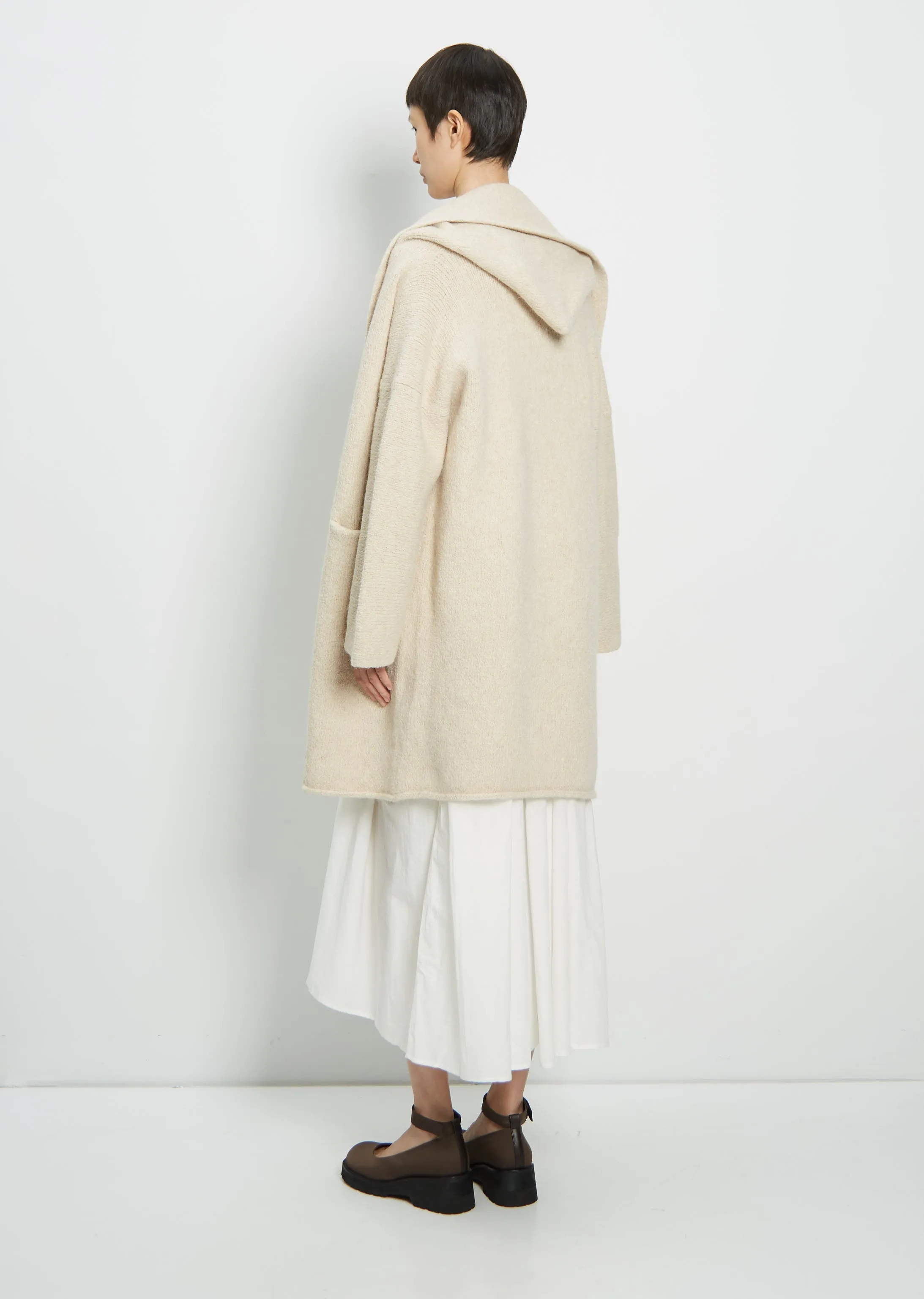 Capote Coat — Alabaster