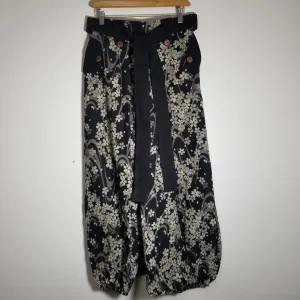 Cherry Blossom Karate Baggy Poncho Harem Pants