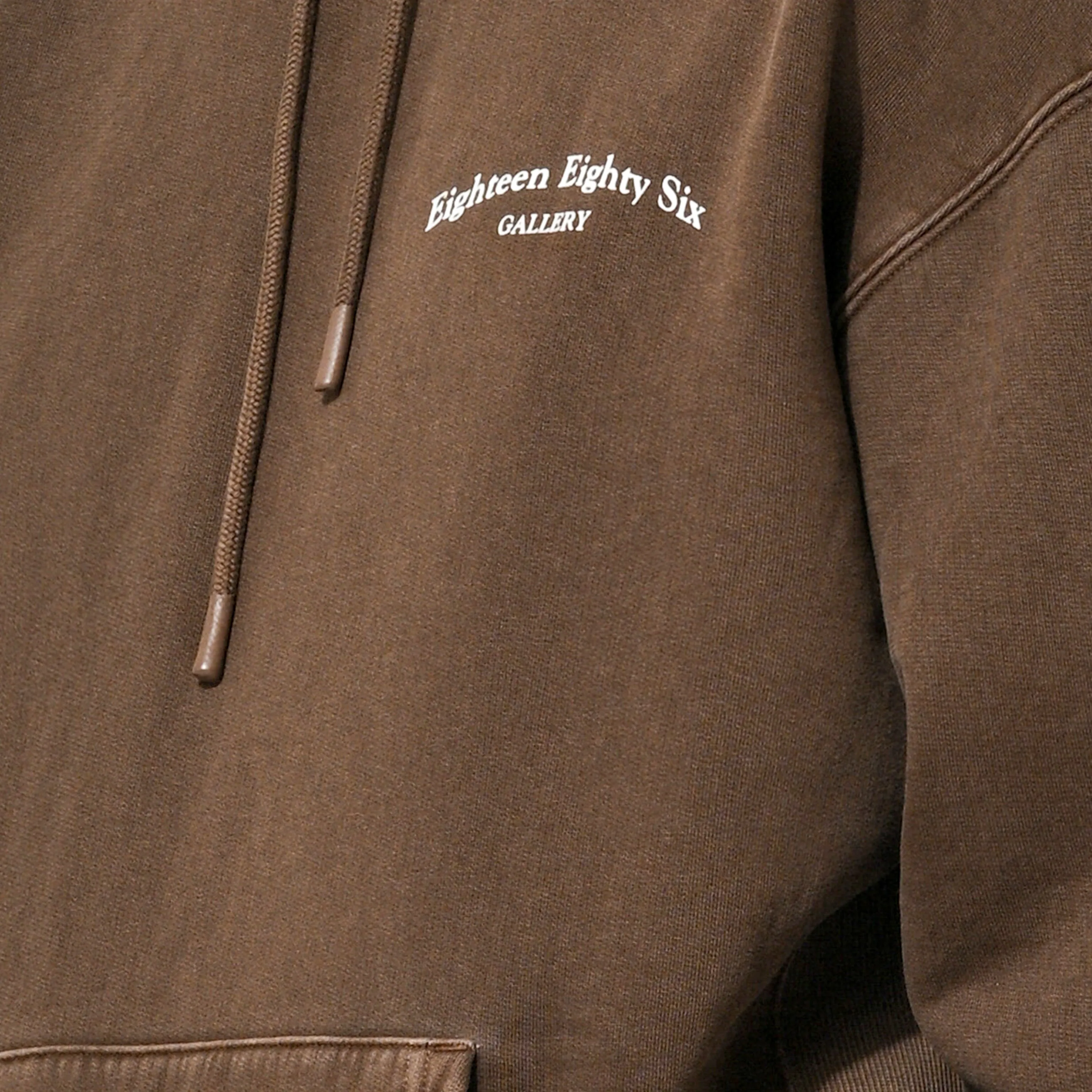 CLASSIC 1886 GALLERY HOODIE - BROWN