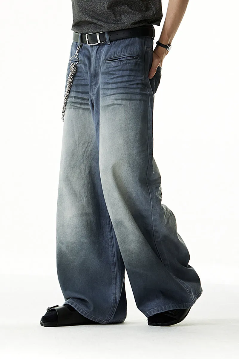 Classic Basic Crinkle Whisker Wash Jeans