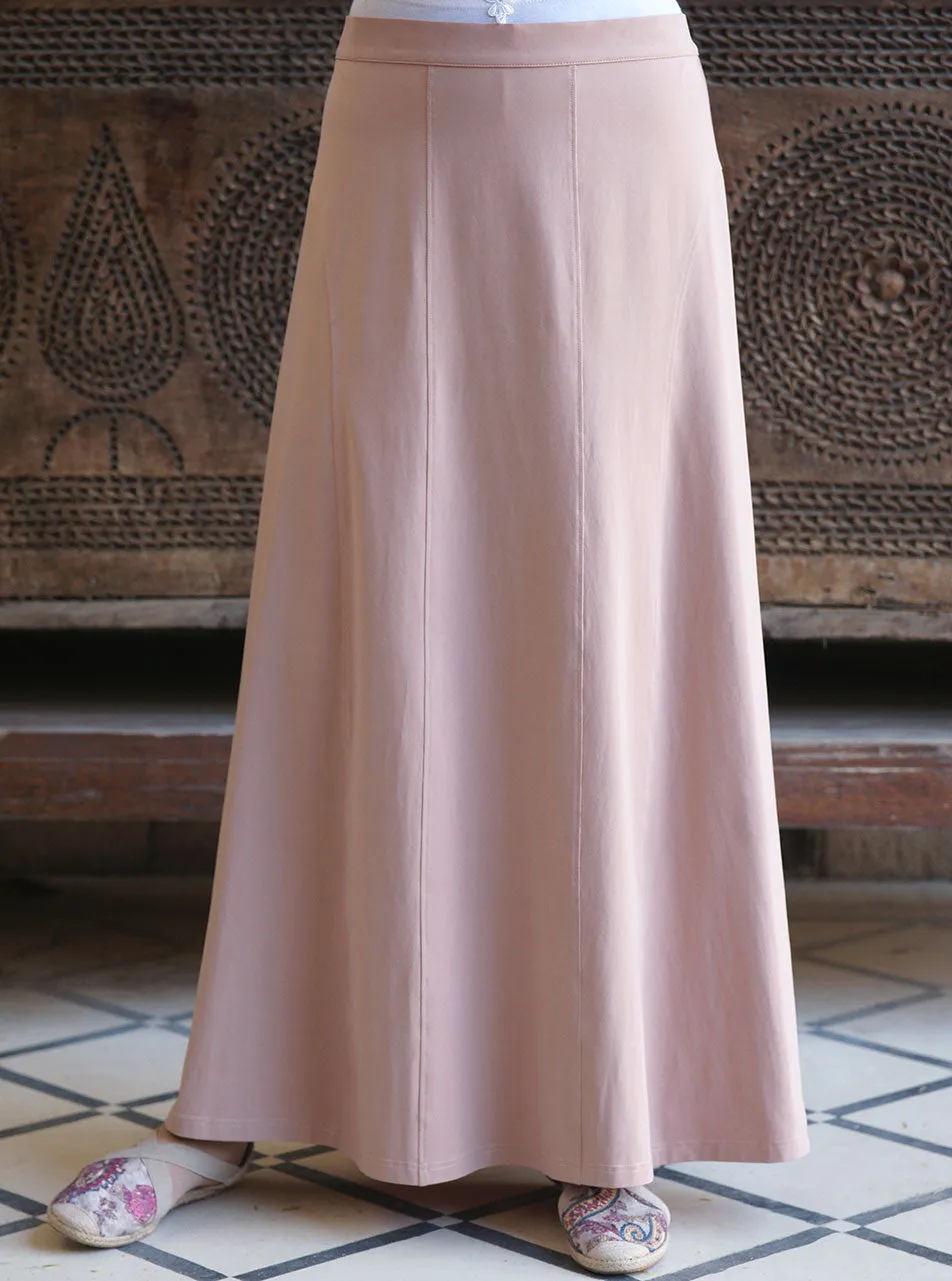 Cool Cotton Jersey Maxi Skirt