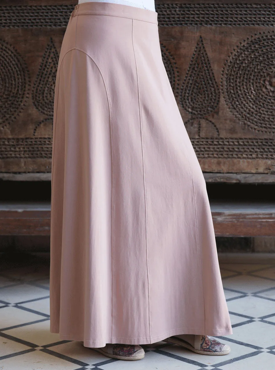 Cool Cotton Jersey Maxi Skirt