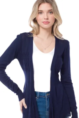 Crochet Cardigan Style 1070 in Navy