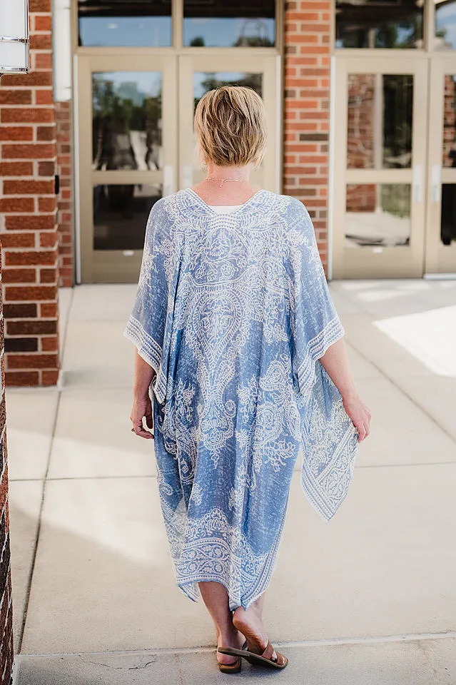 Damask Paisley Kimono