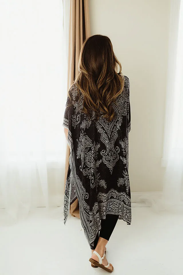 Damask Paisley Kimono