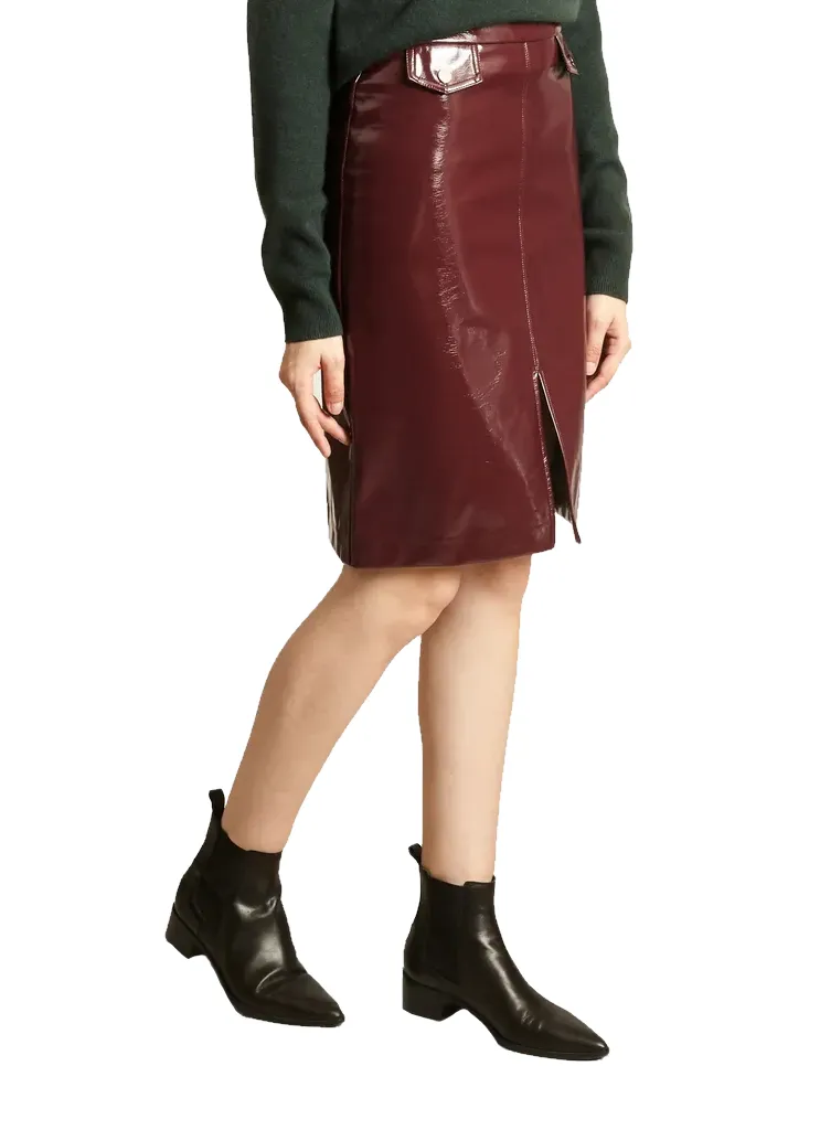 Fanny Skirt - Burgundy