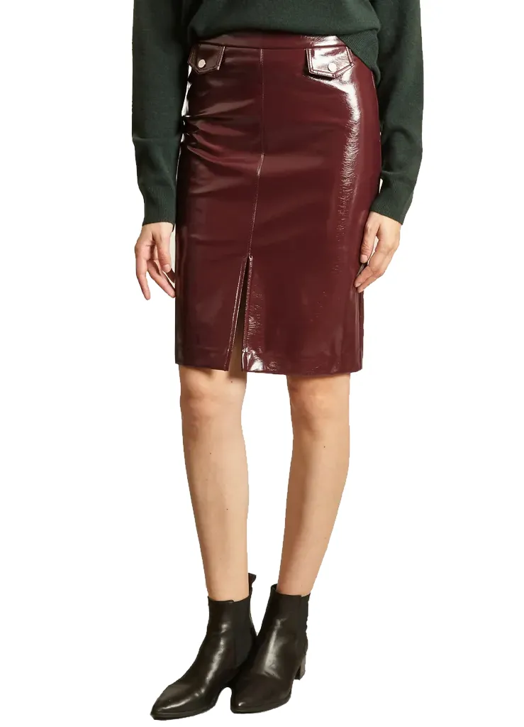 Fanny Skirt - Burgundy