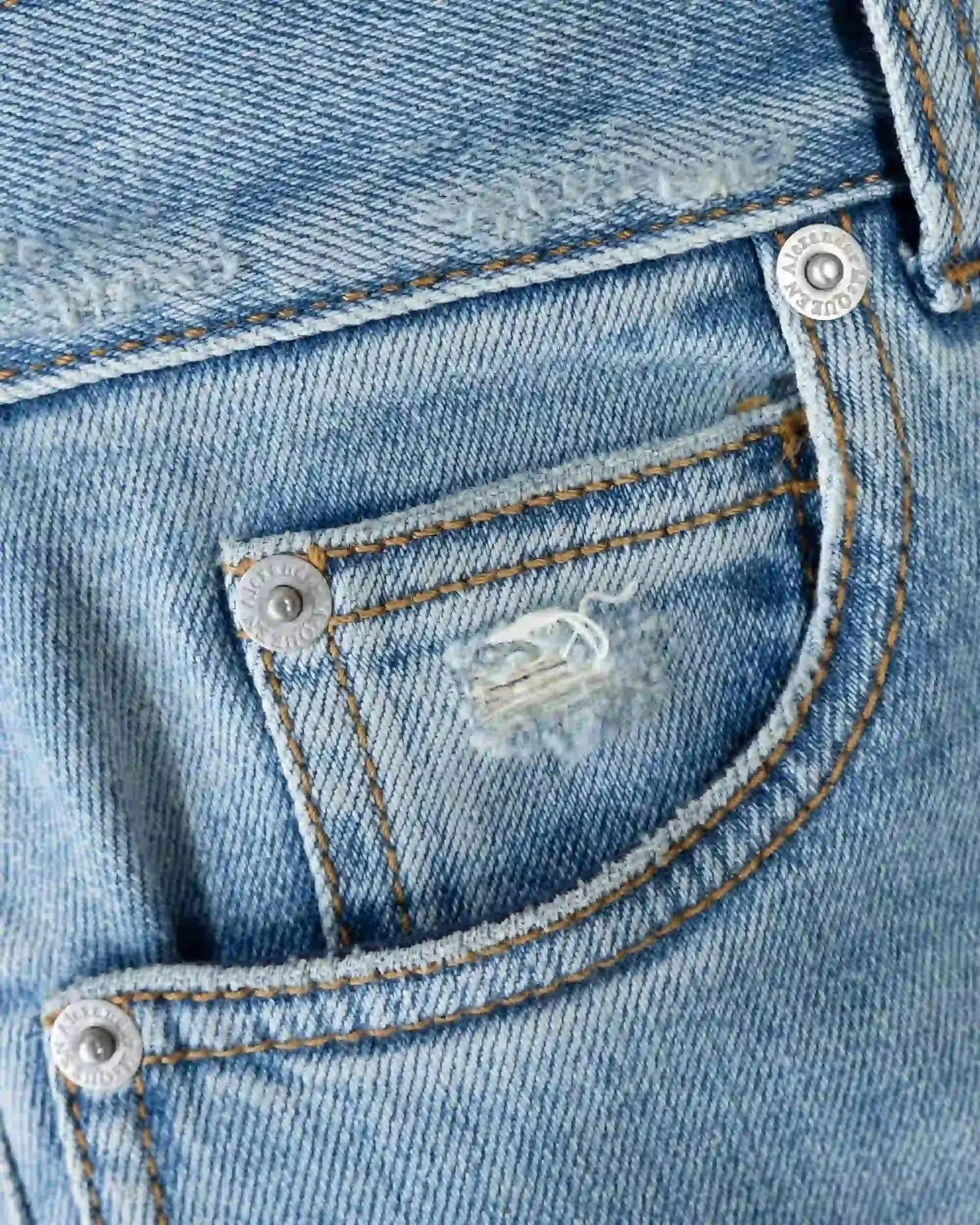 Fitted Five-Pocket Jeans