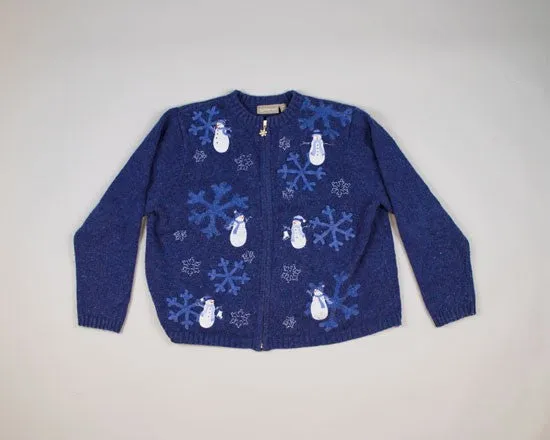 Giant Snowflakes-Medium Christmas Sweater