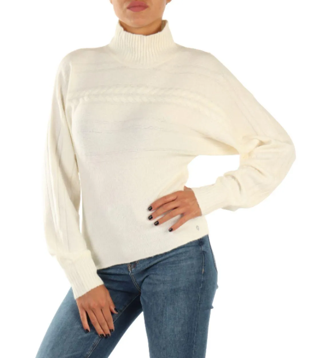 GUESS ANNE ROLL NECK SWEATER