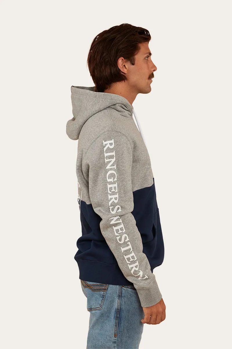 Hahndorf Mens Hoodie - Grey Marle/Navy