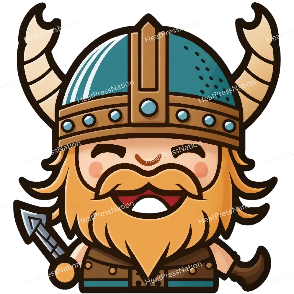 Happy Viking Warrior Design