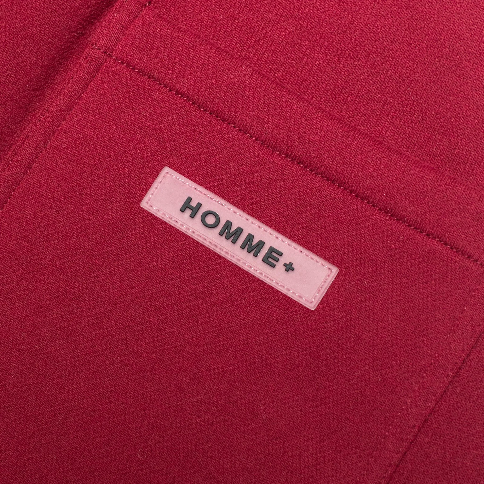 HOMME  ESSENTIAL By Homme Jogger Burgundy