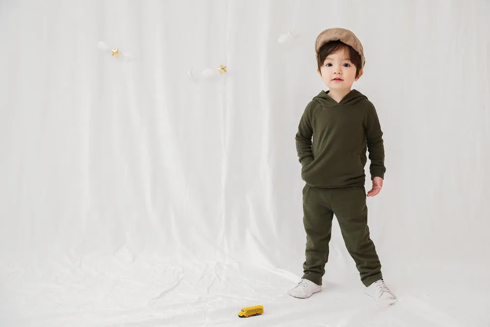 Khaki Bengdi Hoodie & Pants Set