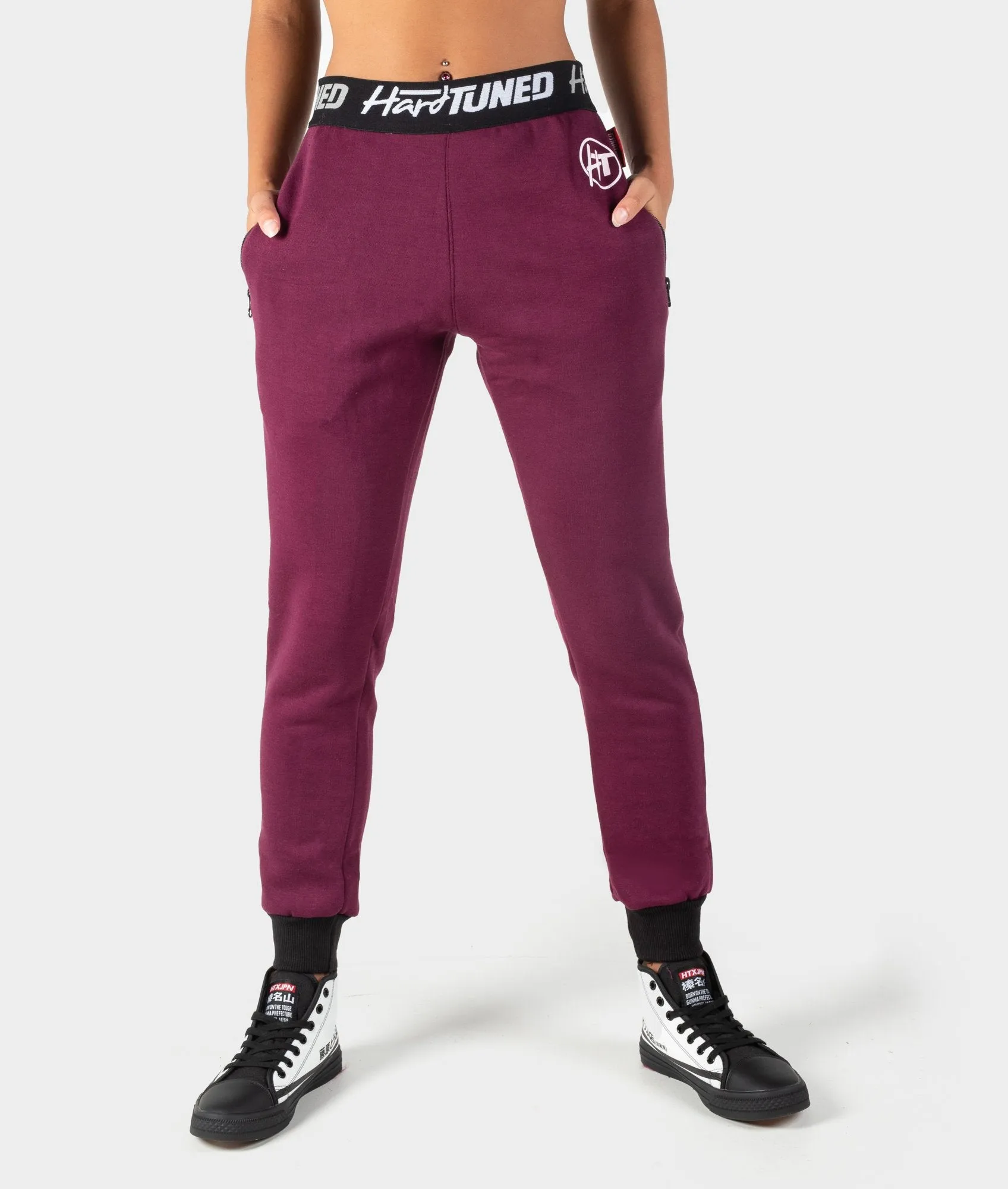 Ladies Power Over Trackies - Plum