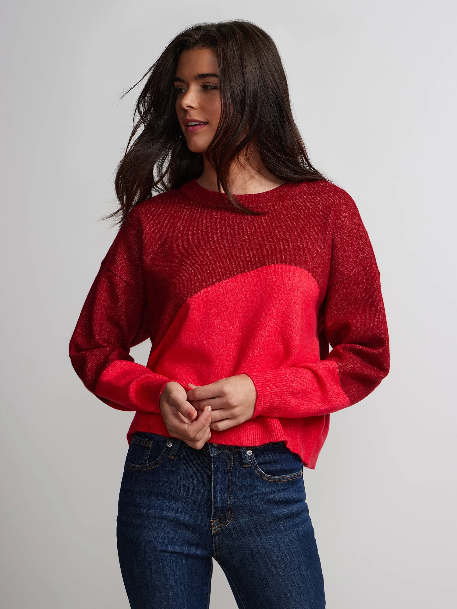 Long Sleeve Crew Neck Cozy Pullover