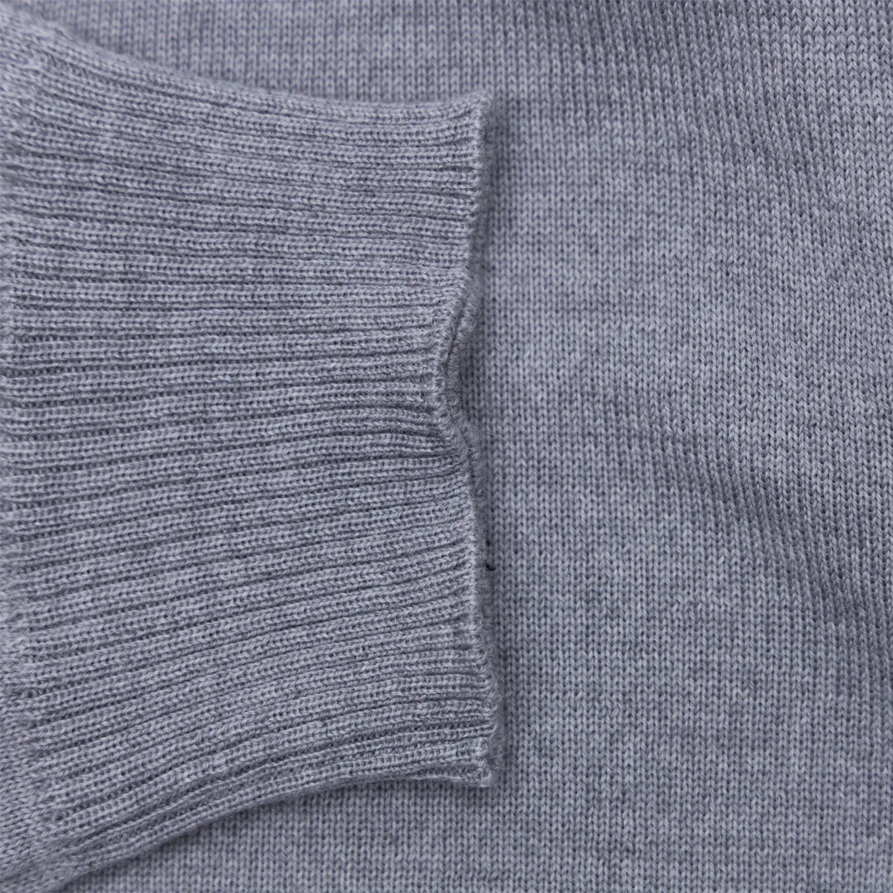 Lucas Knitted Cardigan Grey Melange - AW23