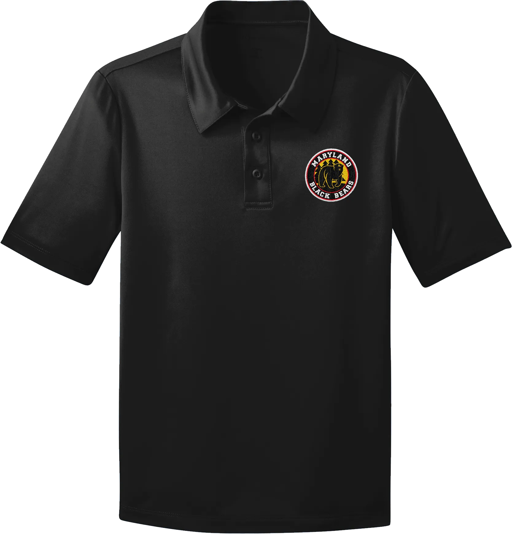 Maryland Black Bears Youth Silk Touch Performance Polo