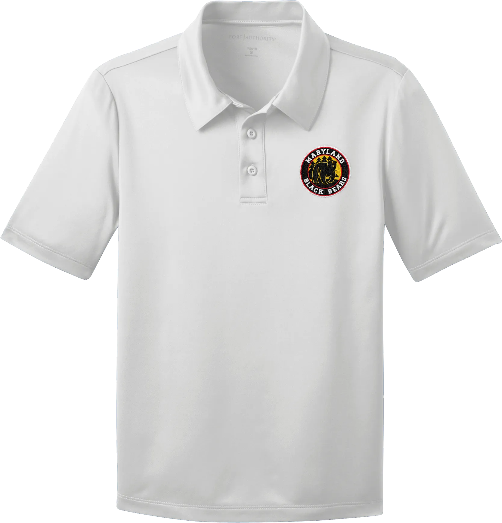 Maryland Black Bears Youth Silk Touch Performance Polo