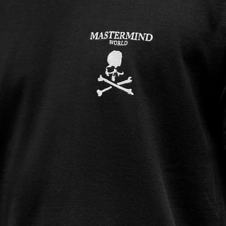 Mastermind Loopwheel Emboidery Logo Tee Black