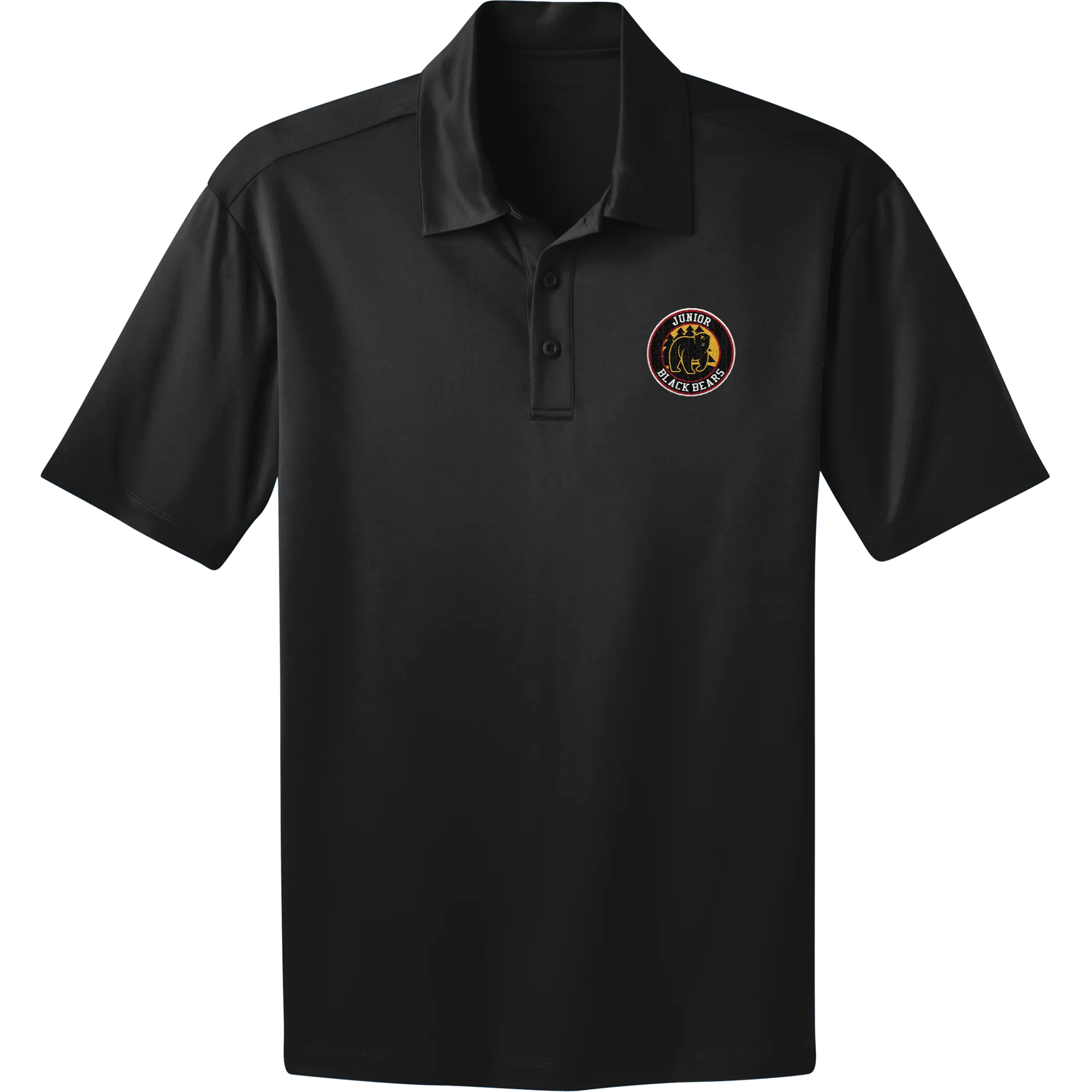 MD Jr. Black Bears Adult Silk Touch Performance Polo