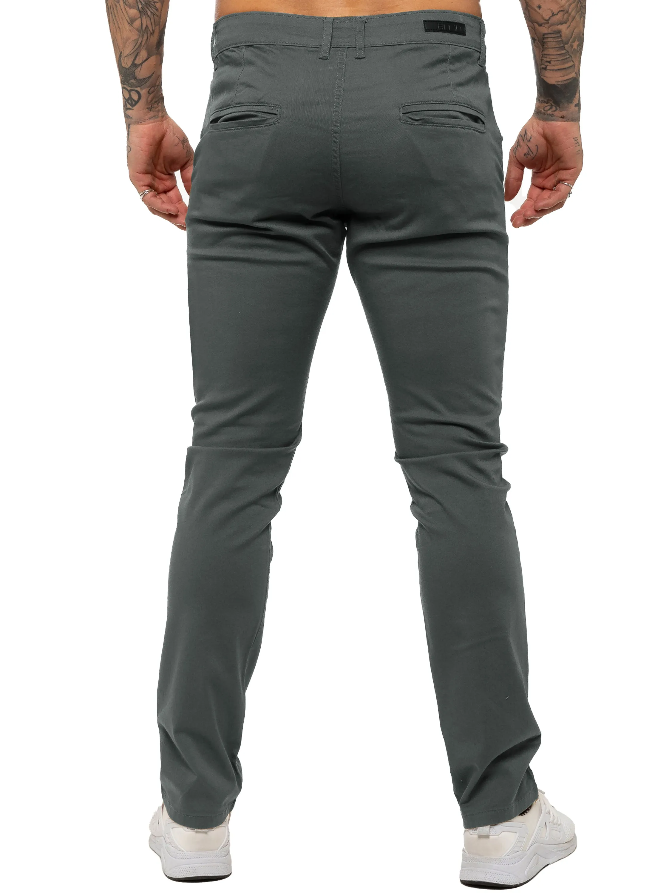 Mens Chinos Slim Fit Stretch Jeans | Enzo Designer Menswear