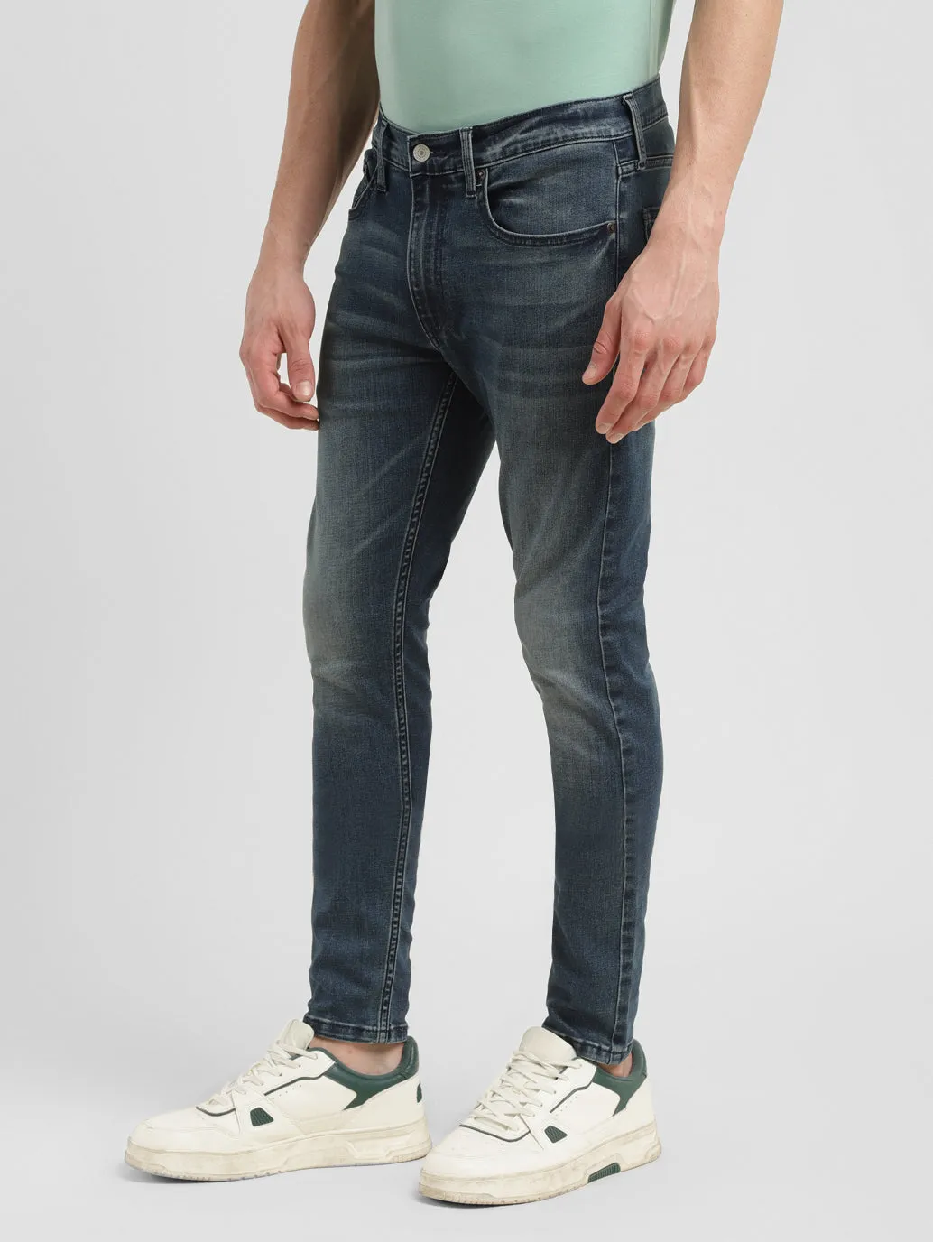 Men's Dark Indigo Skinny Taper Jeans