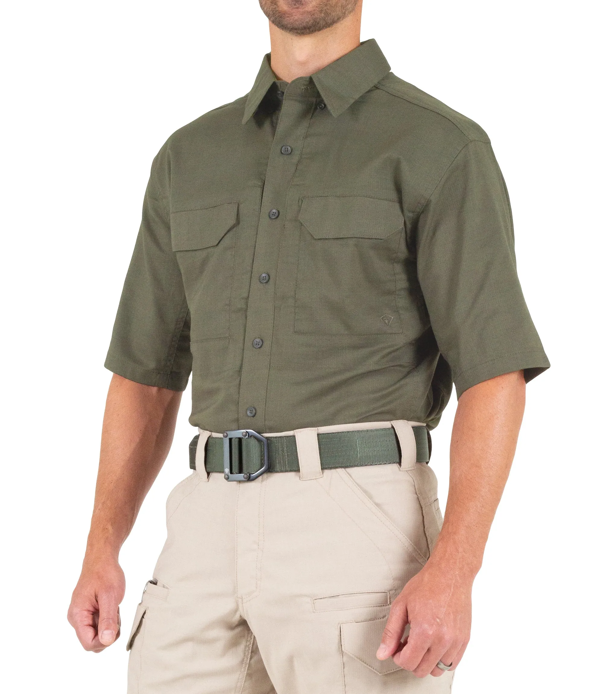 Men's V2 Tactical Short Sleeve Shirt / OD Green