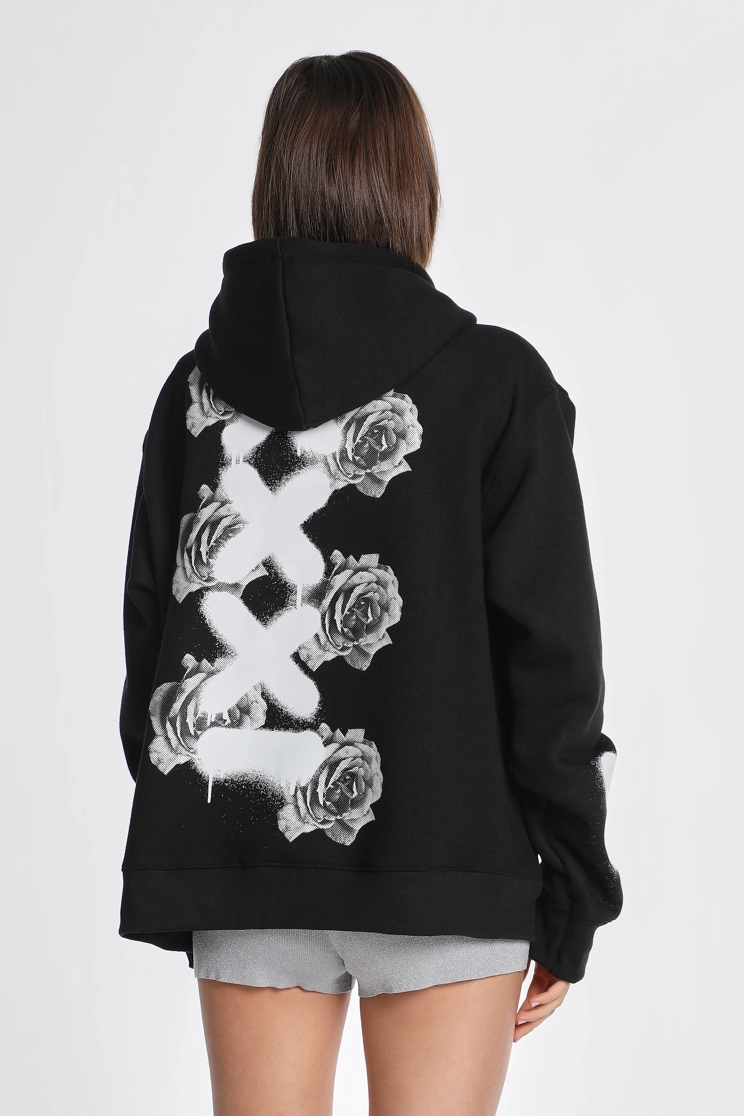 NOT XXX GRAFFITI ZIP UP HOODIE