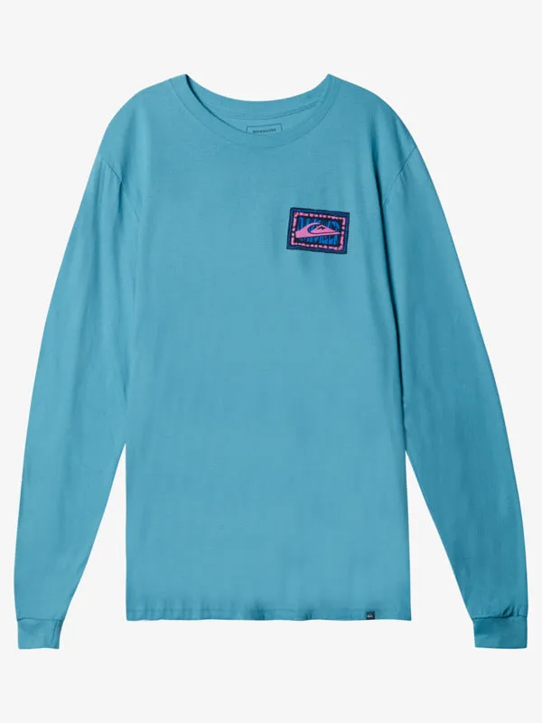 Quiksilver Echoes In Time L/S Tee-Delphinium Blue