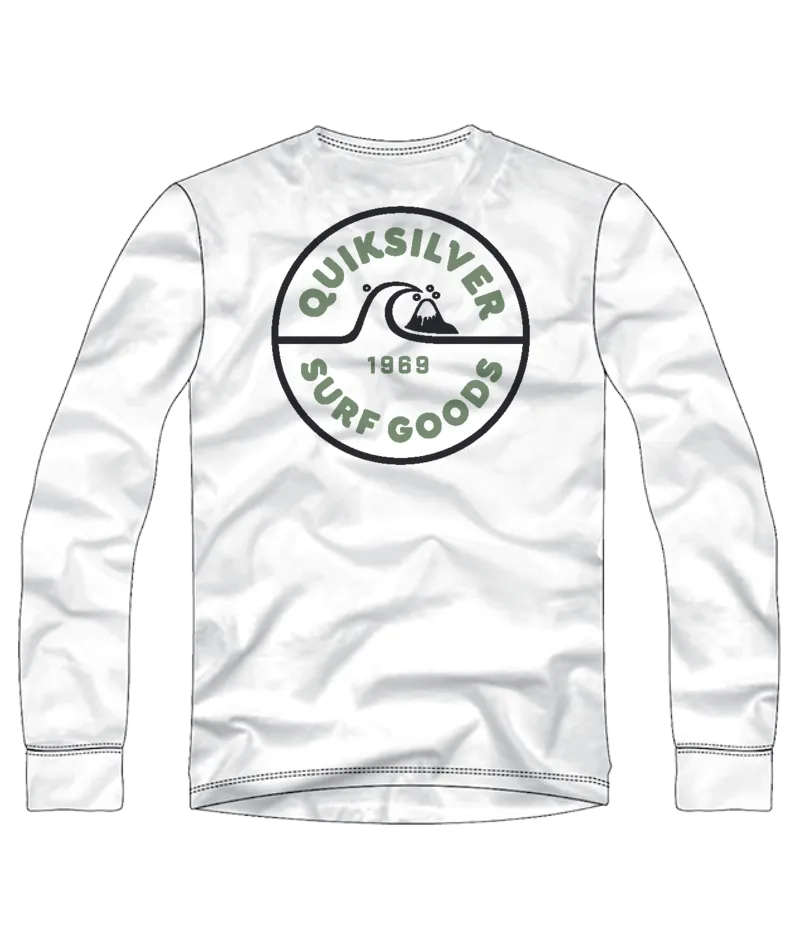 Quiksilver Shape Up L/S Tee-White