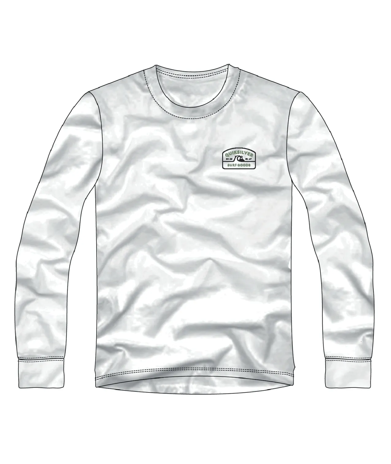 Quiksilver Shape Up L/S Tee-White