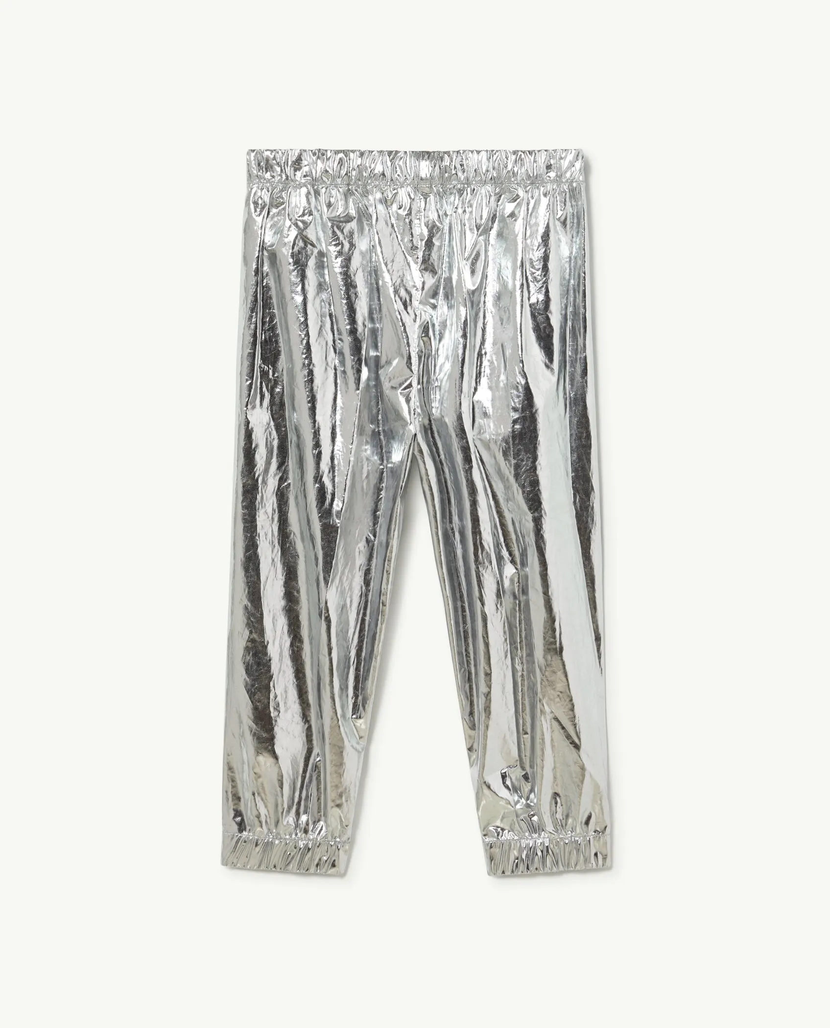 Shiny Silver Chicken Pants