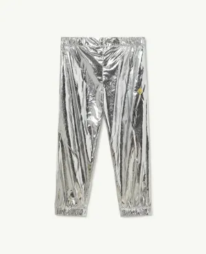 Shiny Silver Chicken Pants