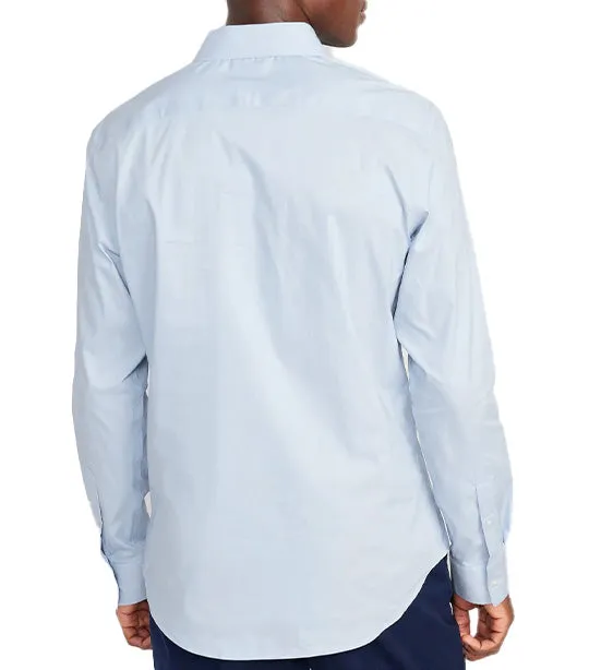 Slim-Fit Pro Signature Tech Dress Shirt for Men Hue Blue