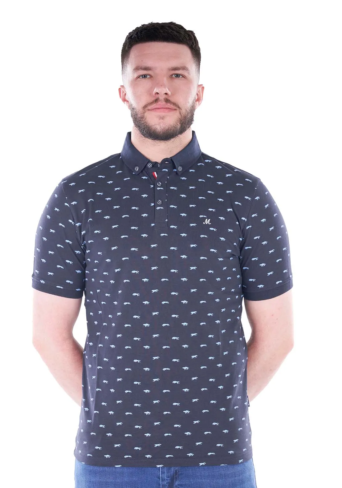 Spirit Aop Polo - Navy