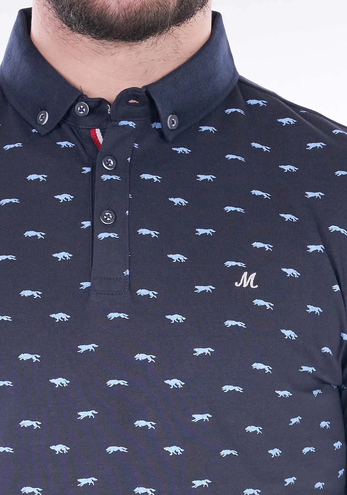 Spirit Aop Polo - Navy