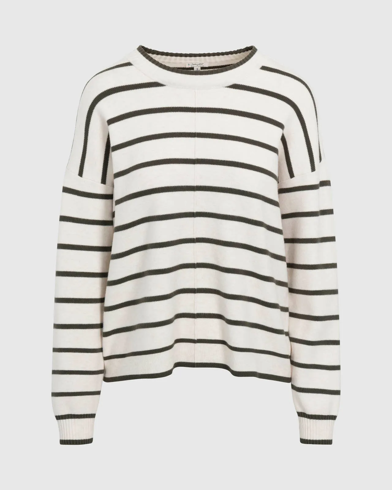 Splendid x @Cellajaneblog Stripe Front Seam Sweater