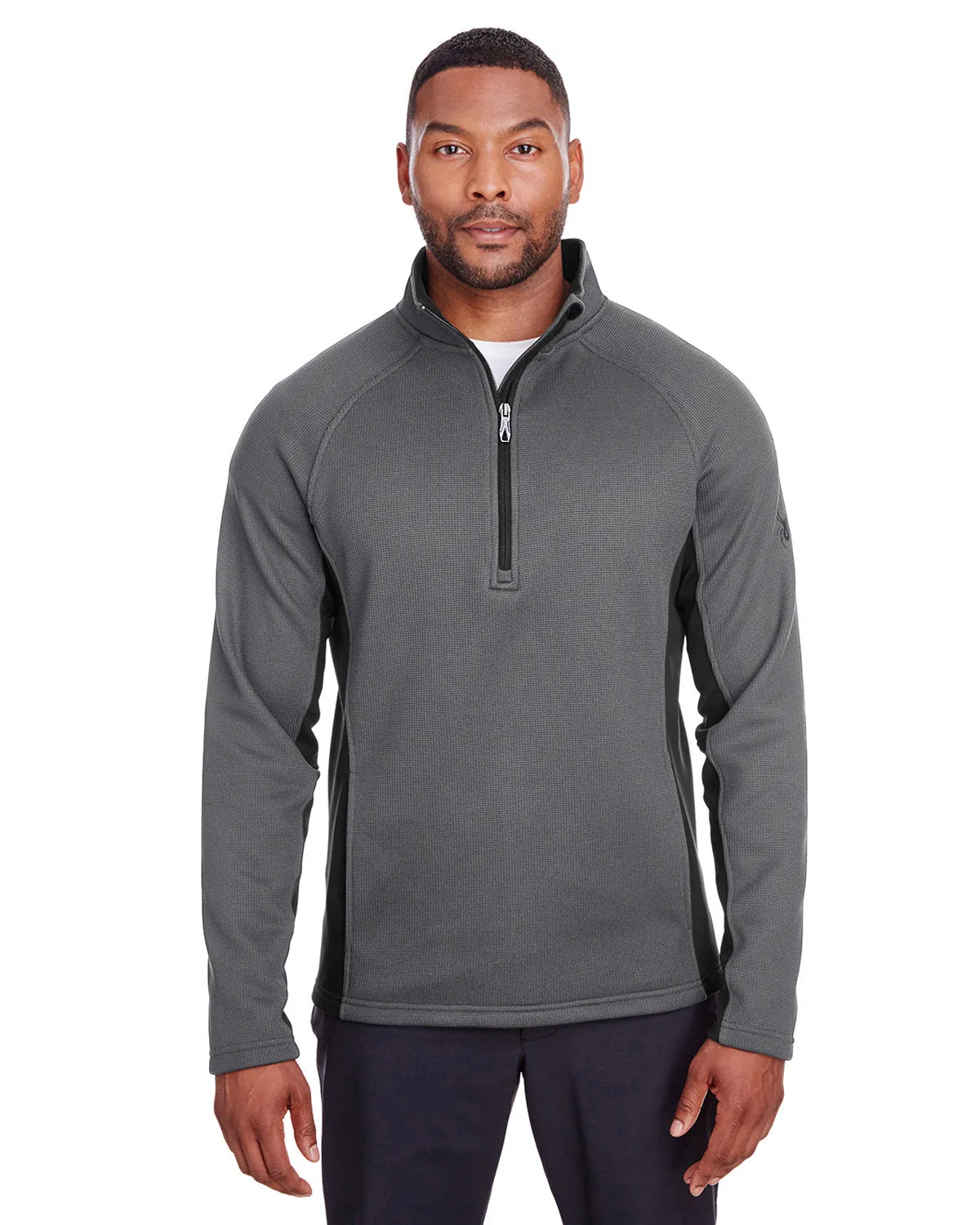 Spyder Constant Half-Zip Sweaters, Polar/ Black