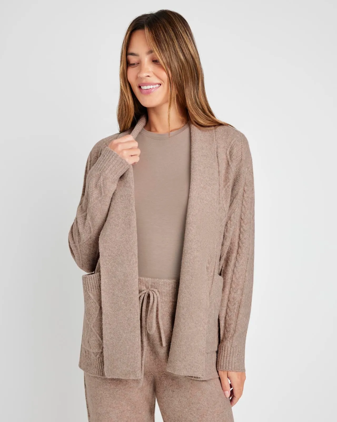 Stassi Cable Cardigan