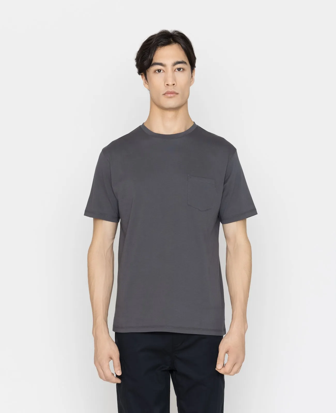 Supima Crew Neck Pocket Tee