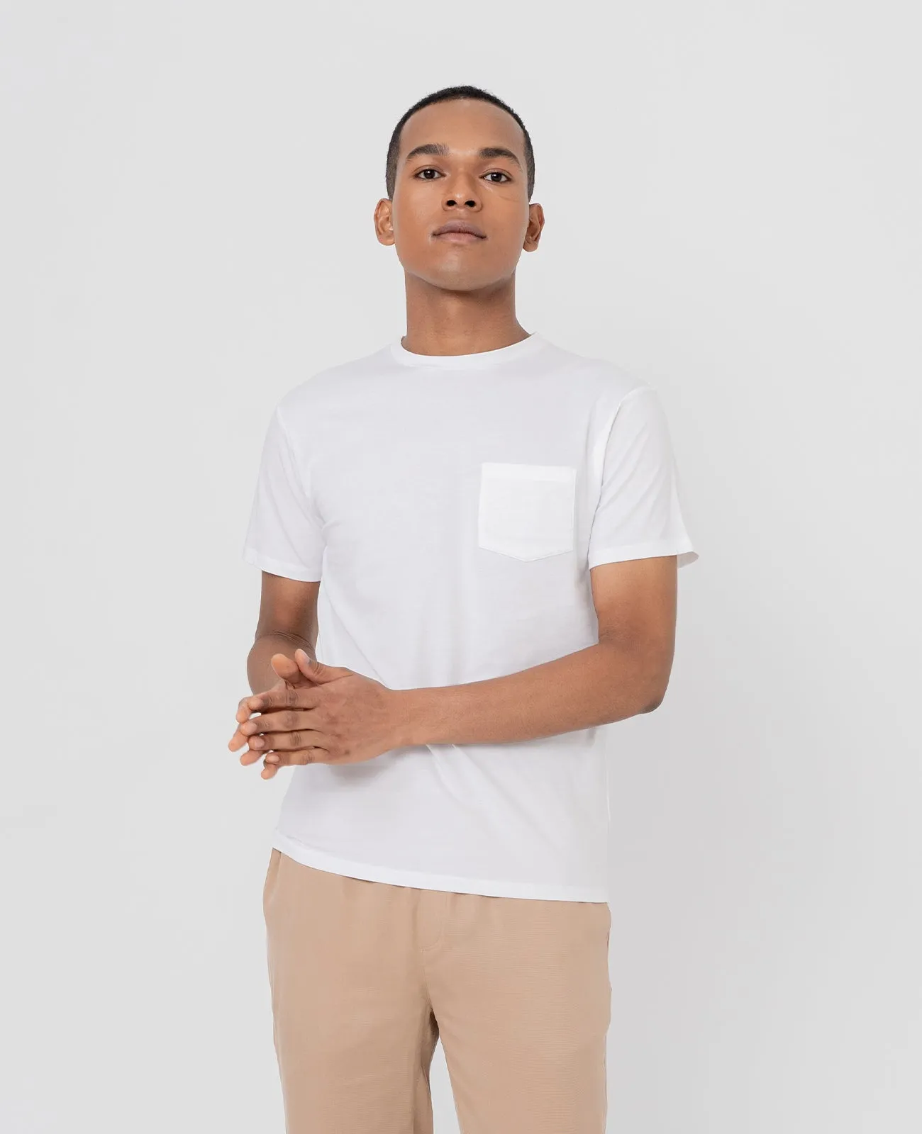 Supima Crew Neck Pocket Tee