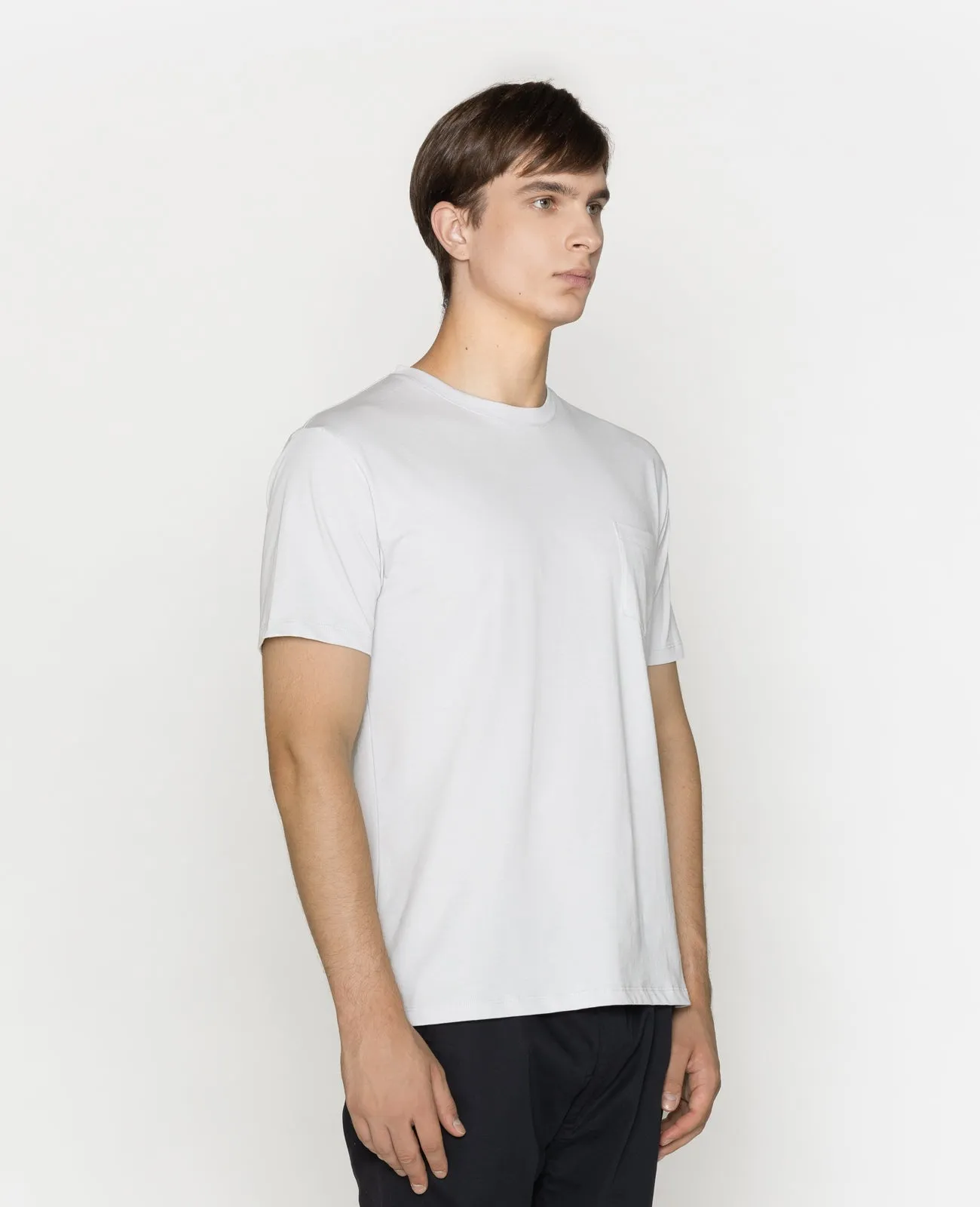 Supima Crew Neck Pocket Tee